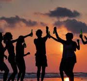 fiesta en la playa